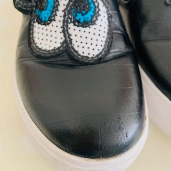 SAFIYA- Leather  - Slip on  sneakers  👀.   6 US/CA - Picture 7 of 11